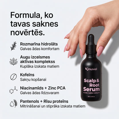 Serums galvas ādai un matu saknēm