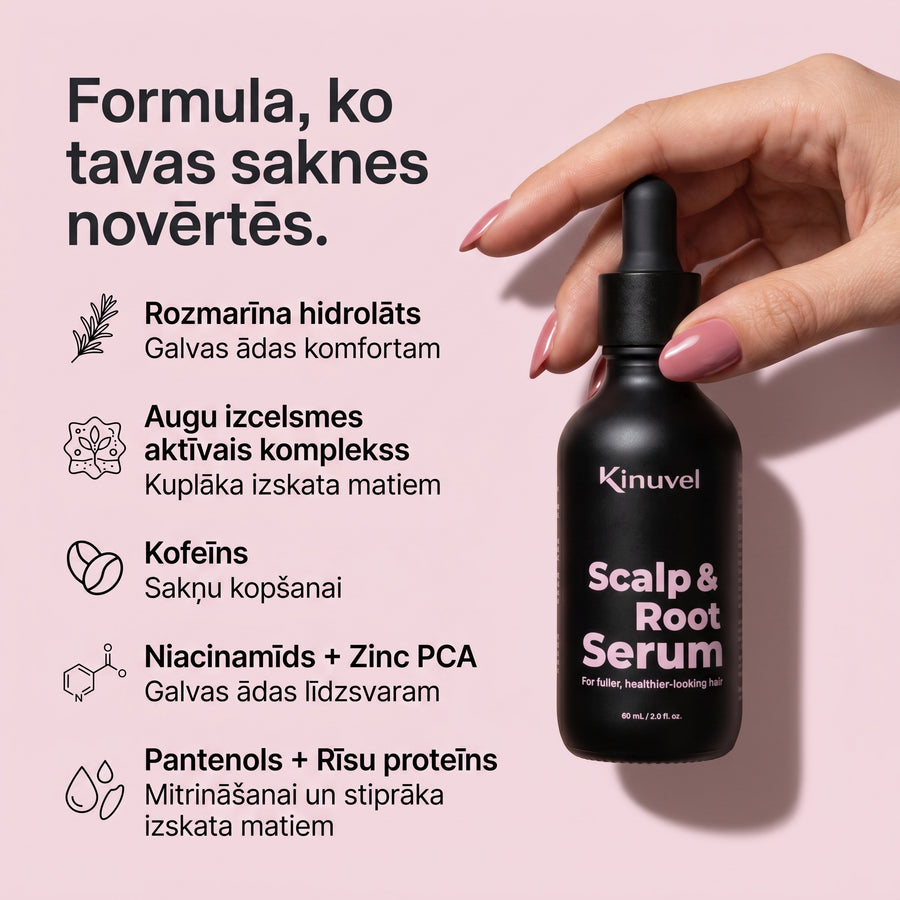 Serums galvas ādai un matu saknēm